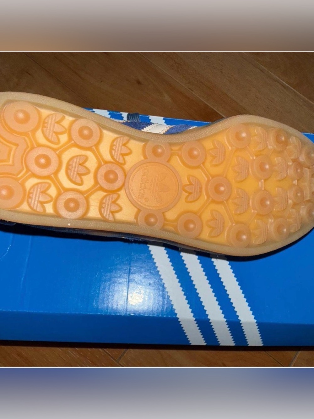 Adidas Gazelle Indoor 'Dark Blue Bliss Orange' sneakers - Picture 6 of 8